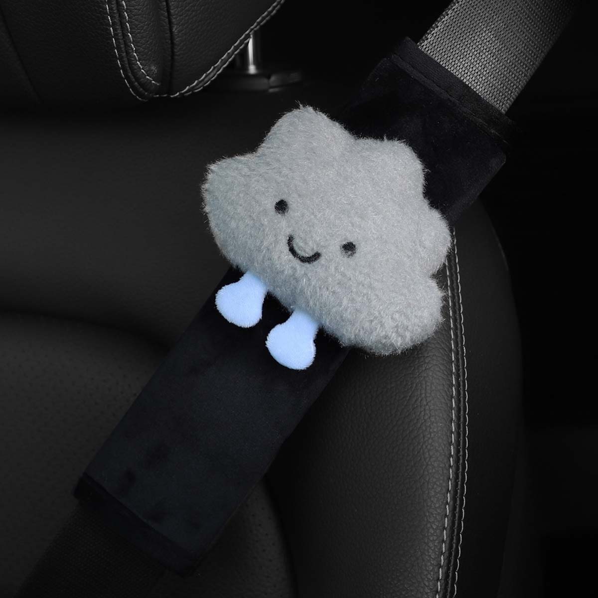 Infant Car Seat Cover - Bulut Şeklinde Peluş Araba Omuz Koruyucu